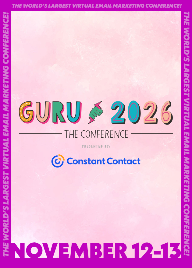 GURU 2026, the conference presented by Constant Contact. November 12-13.